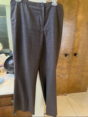 Women  Classic Dress Pants in Dark Brown